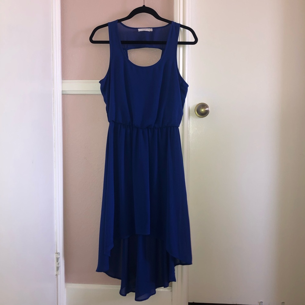 Royal blue dress